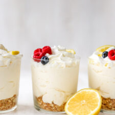 No-Bake Lemon Cheesecake Cups - Yes To Yolks