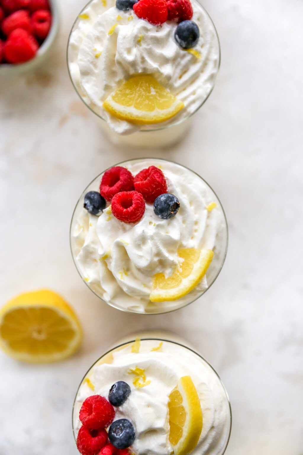 No-Bake Lemon Cheesecake Cups - Yes to Yolks