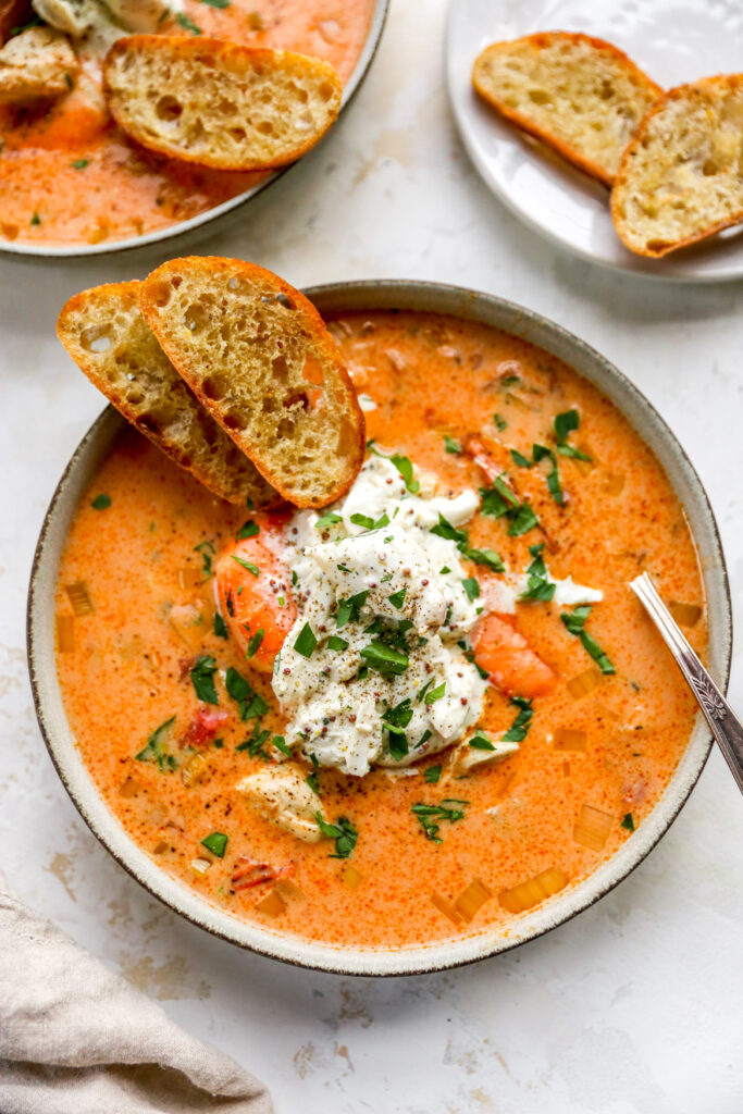 Slow Cooker Shrimp Crab Bisque Yes