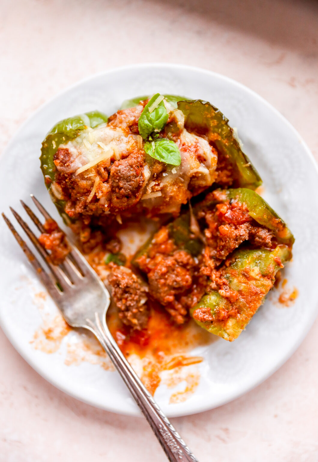 Bolognese Stuffed Peppers - Yes to Yolks