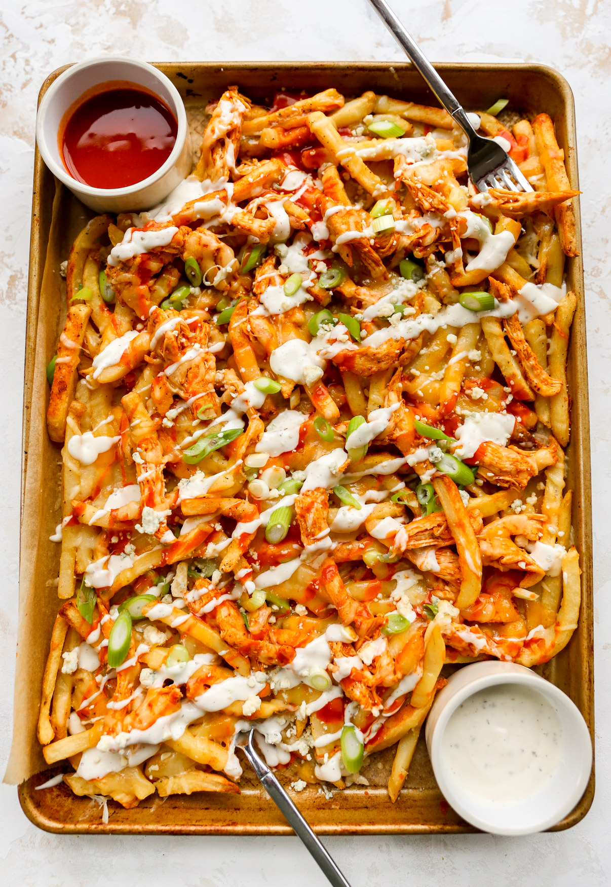 afstand Kom forbi for at vide det chance Buffalo Chicken Ranch Cheese Fries