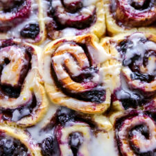 Blueberry Lemon Cinnamon Rolls