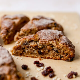 Oatmeal Raisin Cookie Scones